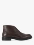 KG Kurt Geiger Denver Leather Ankle Boots, Mid Brown