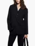 SISLEY Regular Fit Blazer, Black