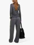 SISLEY Tie Front Cardigan, Grey