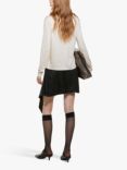 SISLEY Cotton Modal Long Sleeve Top