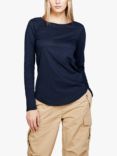 SISLEY Cotton Modal Long Sleeve Top