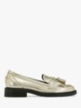 KG Kurt Geiger Mira Leather Slip-On Loafers, Gold