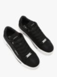 Carvela Diamond Leather Fashion Trainers, Black