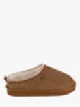 Just Sheepskin Sheepskin Chunky Mule Slippers, Chestnut