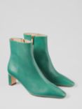 L.K.Bennett Margaux Suede Ankle Boots, Jade