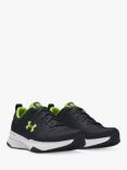 Under Armour Men's Charged Sports Trainers, Black/Green