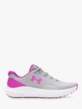 Under Armour Charged Training Shoes, Gray/Magenta