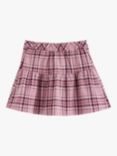 Lindex Checked Mini Skirt, Lilac/Multi