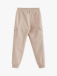 Lindex Kids' Cargo Jersey Trousers, Dusty Beige