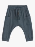 Lindex Baby Cargo Trousers, Dark Grey