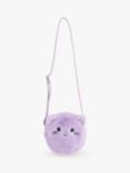 Lindex Kids' Animal Face Shoulder Bag, Light Lilac