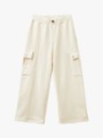 Benetton Kids' Wide Leg Cargo Trousers