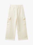 Benetton Kids' Wide Leg Cargo Trousers