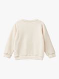 Benetton Kid's BIG Sweatshirt, Cream