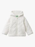 Benetton Kids' Hooded Eco Down Quilted Jacket