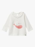 Benetton Baby Long Sleeve T-Shirt, Off White