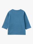 Benetton Baby Mouse Photo Long Sleeve T-Shirt, Night Blue