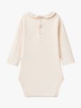 Benetton Baby Bunny Motif Bodysuit, Light Powder