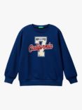 Benetton Kids' California Sweatshirt, Night Blue