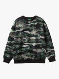 Benetton Kids' Abstract Sweatshirt, Multi