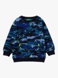 Benetton Kid's Camo Sweatshirt, Multi