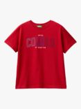 Benetton Kids' T-Shirt, Bordeaux