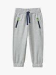 Benetton Kid's Fleece Joggers, Medium Melange Grey