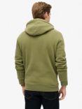 Superdry Tokyo Vintage Logo Graphic Hoodie, Soft Moss Green