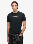 Superdry Gothic Logo T-Shirt, Black