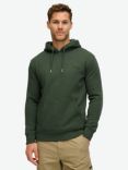 Superdry Essential Logo Hoodie, Deep Forest Green