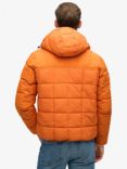 Superdry Expedition Hooded Puffer Jacket, Marmalade Orange