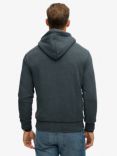 Superdry Duo Vintage Logo Hoodie, Jet Black