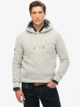 Superdry Embossed Logo Hoodie, Pumice Stone Beige