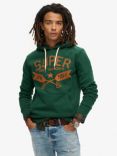 Superdry Outdoor Graphic Hoodie, Bengreen Marl