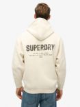 Superdry Cotton Blend Hoodie, Nordic Bone Grey