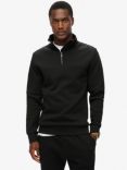 Superdry Tech Loose Half Zip Sweatshirt, Black