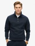 Superdry Tech Loose Half Zip Sweatshirt, Deep Navy