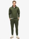 Superdry Tech Tapered Joggers, Dark Moss Green