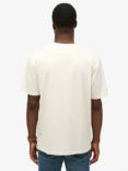 Superdry Organic Cotton Dragnut Odd Rods Loose Fit T-Shirt, Winter White