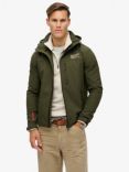 Superdry Hooded Soft Shell Trekker Jacket, Army Khaki