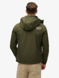 Superdry Hooded Soft Shell Trekker Jacket, Army Khaki