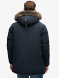 Superdry Everest Faux Fur Parka Jacket, Eclipse Navy