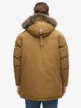 Superdry Everest Faux Fur Parka Jacket, Kangaroo Brown