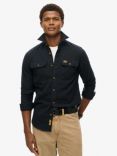 Superdry Trailsman Flannel Shirt, Jet Black