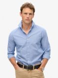 Superdry Casual Long Sleeved Shirt, Colony Blue