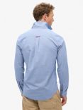 Superdry Casual Long Sleeved Shirt, Colony Blue