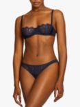 Coco de Mer Beatrice Half Cup Bra, Navy