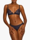 Coco de Mer Beatrice Triangle Bra, Navy