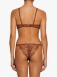 Coco de Mer Rosalia Brazilian Knickers, Cocoa