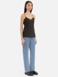 THE KOOPLES Silk Lace Camisole Top